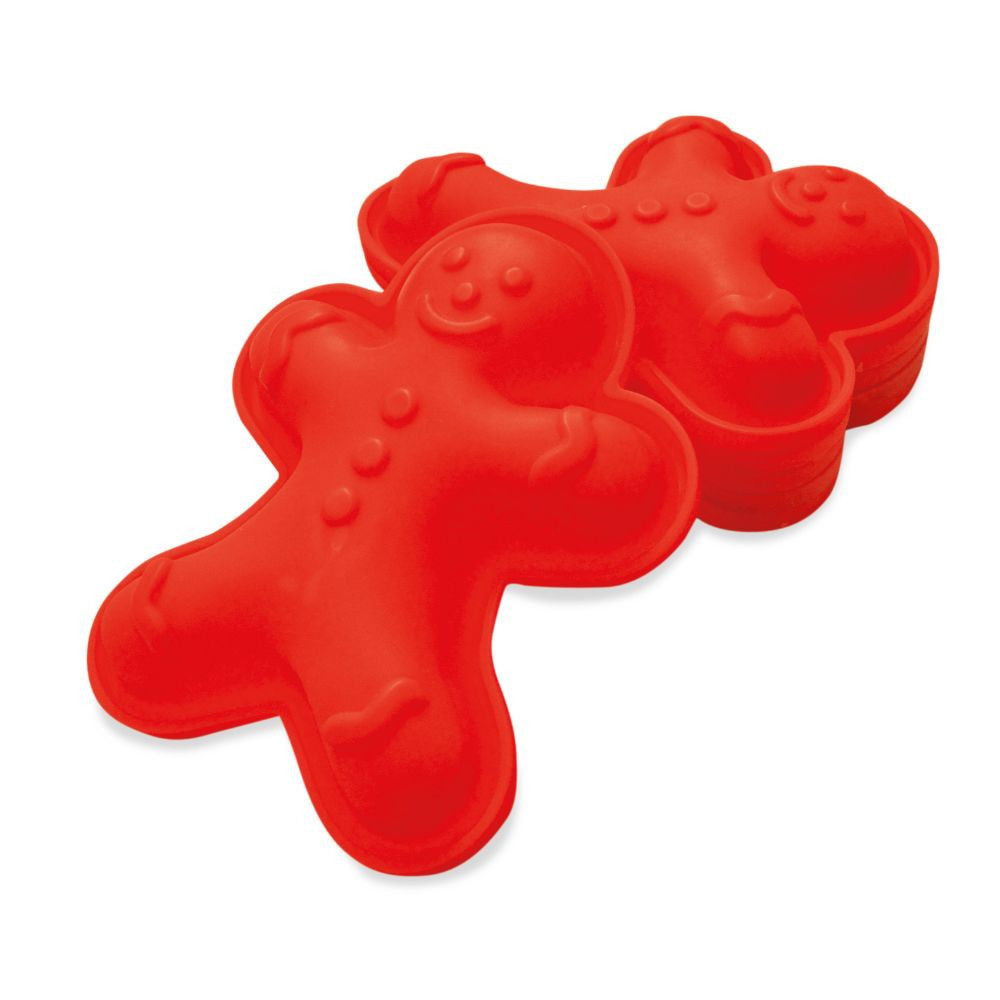 Moule silicone Bonhomme pain d'épices x6 - Ookies