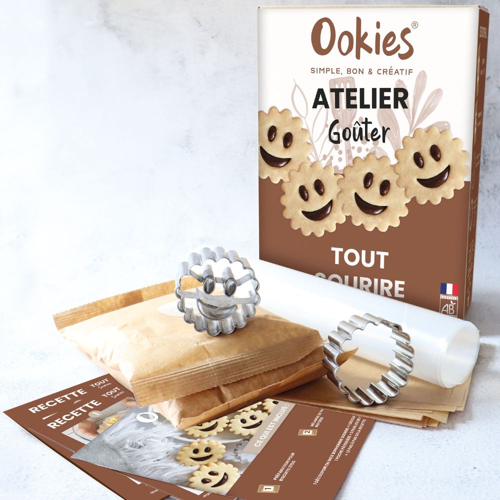 Kit Pâtisserie Enfant Ourson - Coffret Cadeau 4 Ustensiles : Fouet,  Cuillère, Moule & Découpoir - Bois Silicone & Inox - Moul[J80]
