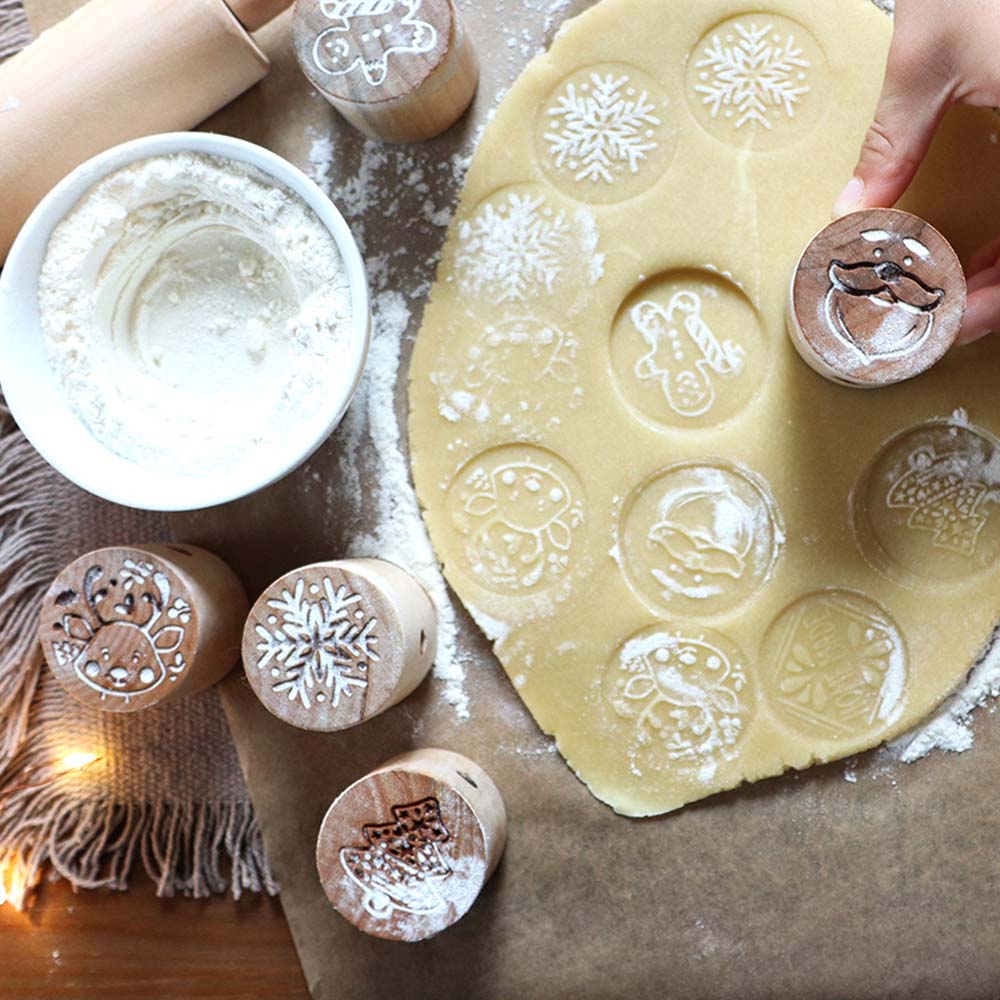 Mini Tampon à pâtisserie motifs Noël réf. 5125 - Ookies 