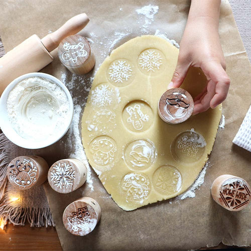 Mini Tampons à pâtisserie motifs Christmas - Ookies