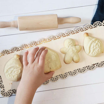 Plat rectangle motif dentelle - Ookies