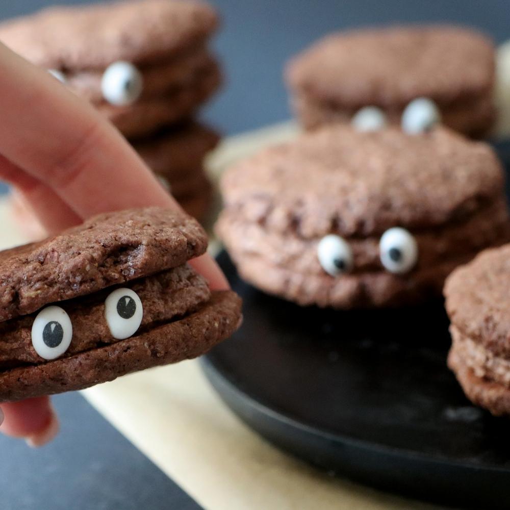Box cookies monstres chocolat