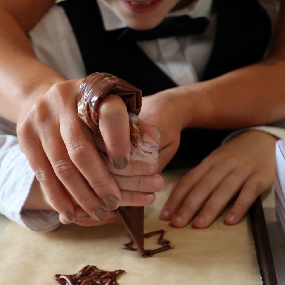 Box Bûche Noël roulée étoilée - Ookies