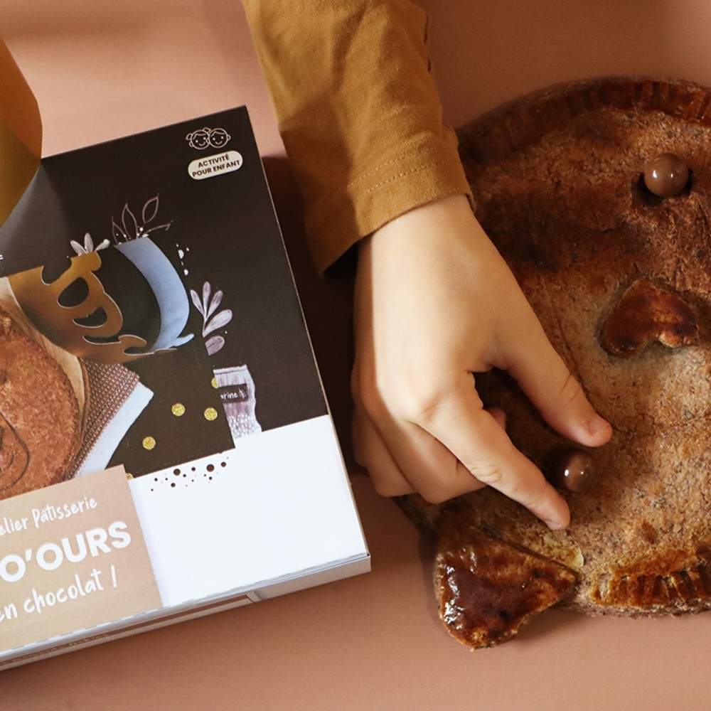 Box Galette des rois ourson chocolat - Ookies
