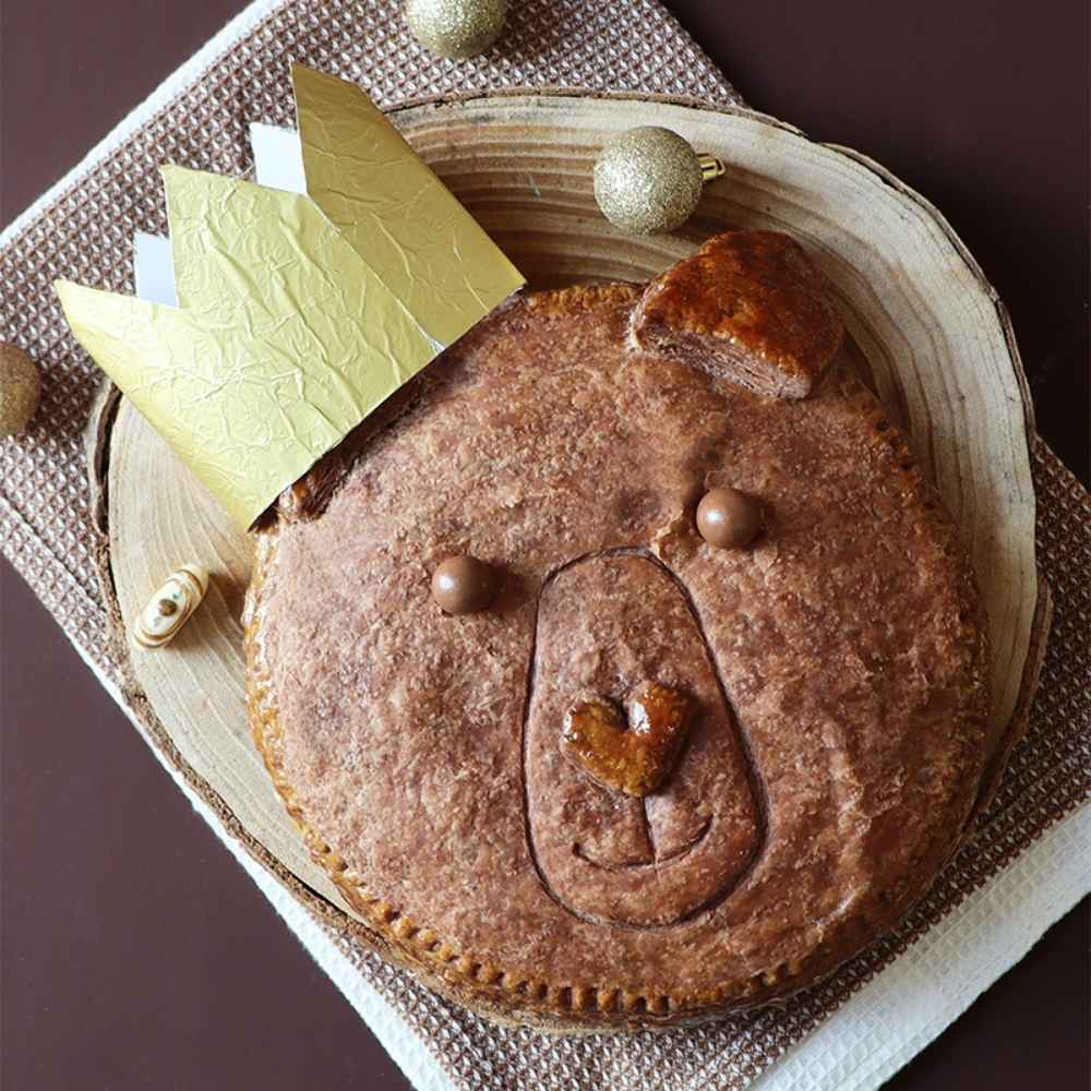 Box Galette des rois ourson chocolat - Ookies