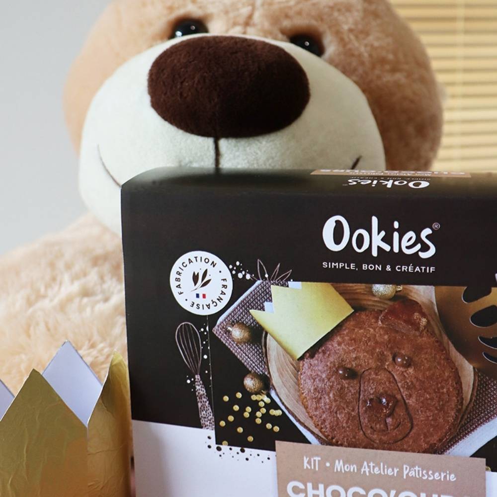 Box Galette des rois ourson chocolat - Ookies