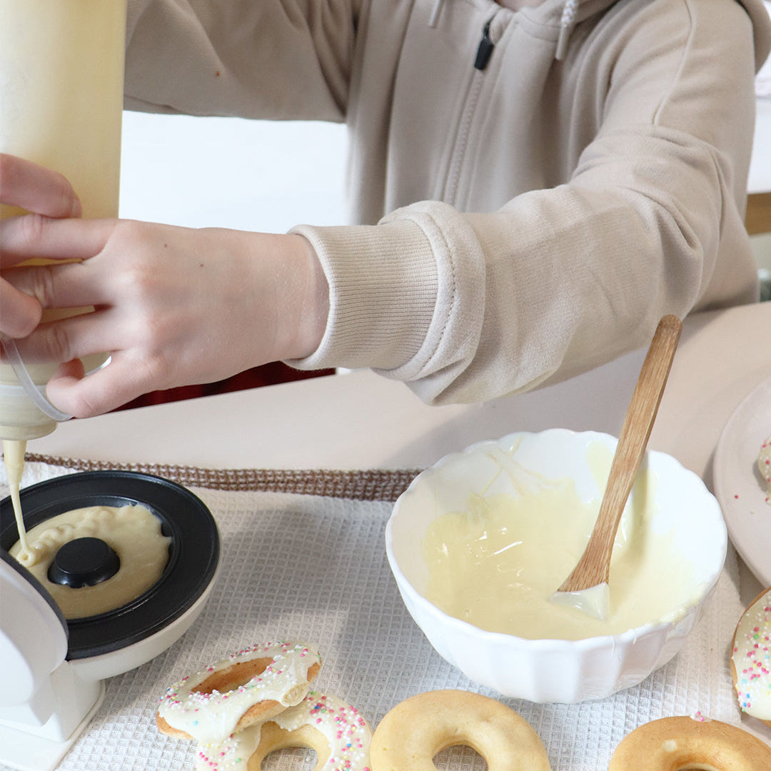 Détail façonnage des donuts
