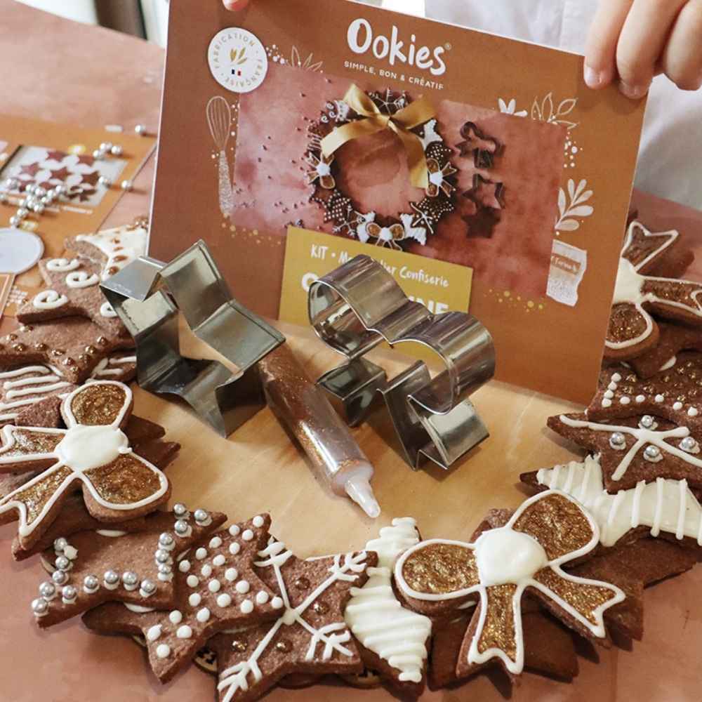Box Couronne étoilée en biscuits - Ookies