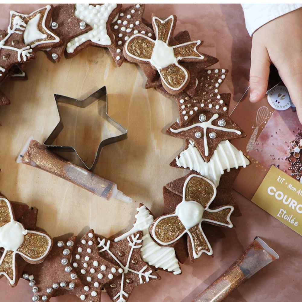 Box Couronne étoilée en biscuits - Ookies