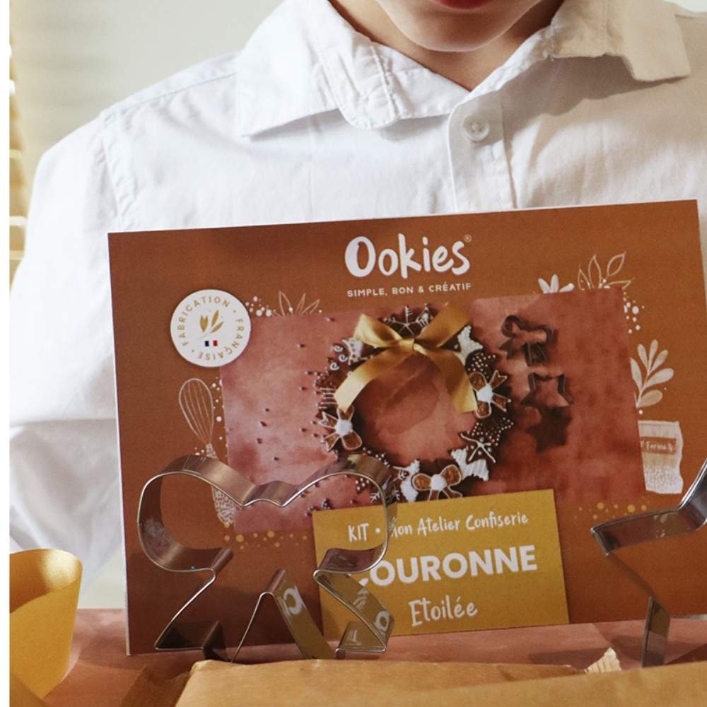 Box Couronne étoilée en biscuits - Ookies