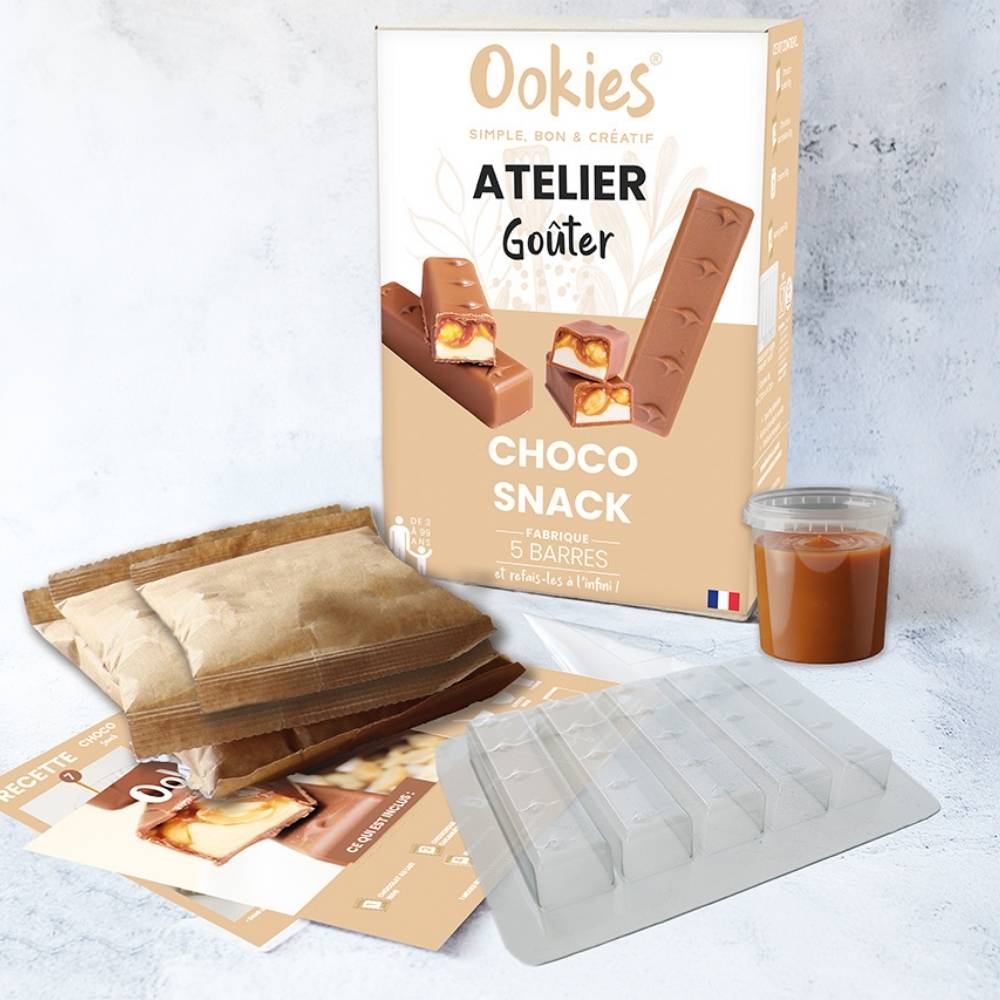 Box Goûter Barre cacahuète et caramel - Ookies