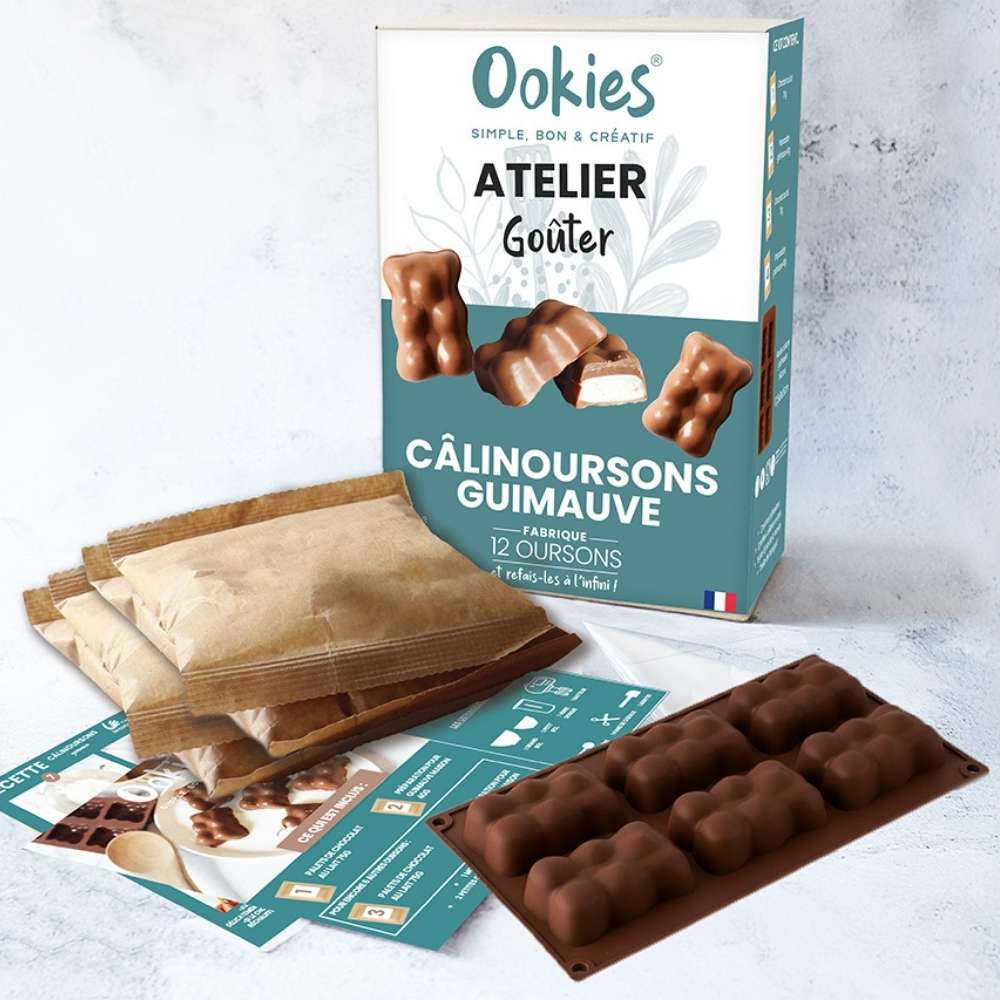 Box Goûter Oursons guimauve chocolat - Ookies