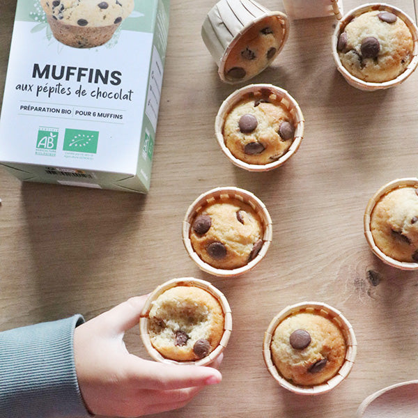 Muffins aux Pépites de Chocolat - Ookies