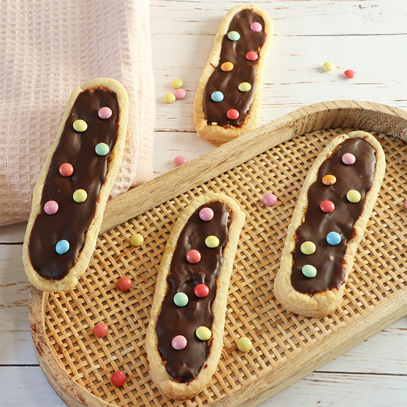 Box Goûter Biscuits choco caramel et confettis - Ookies