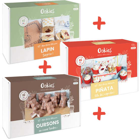 Pack Trio Gourmand - 3 box - Ookies