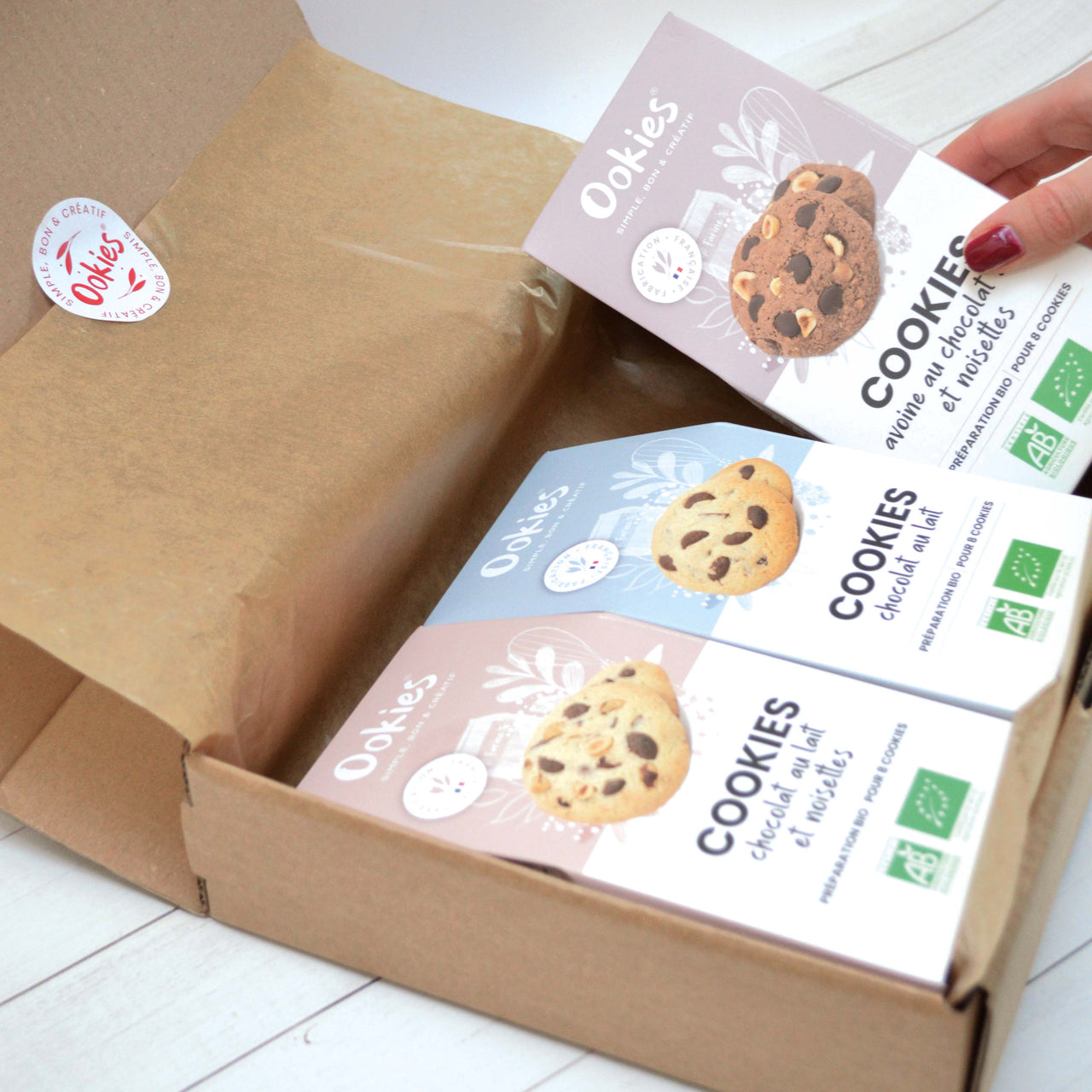 Pack Judith Cookie Addict<br>3 préparations pour gâteaux BIO</br> - Ookies