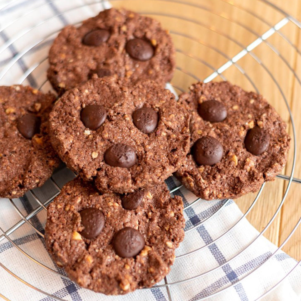 Cookies Avoine au Chocolat Noir et Noisettes - Ookies