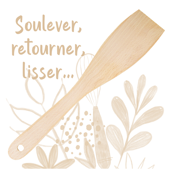 Spatule courbée en bois - Ookies