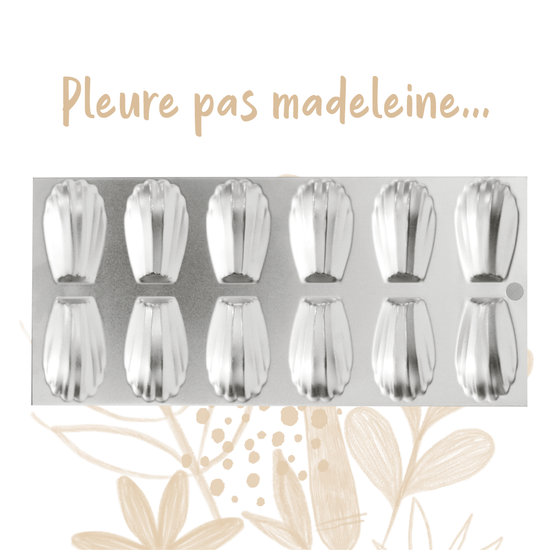 Moule madeleines en fer blanc